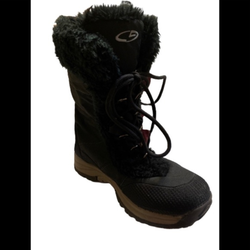 Thermolite black snow boots
